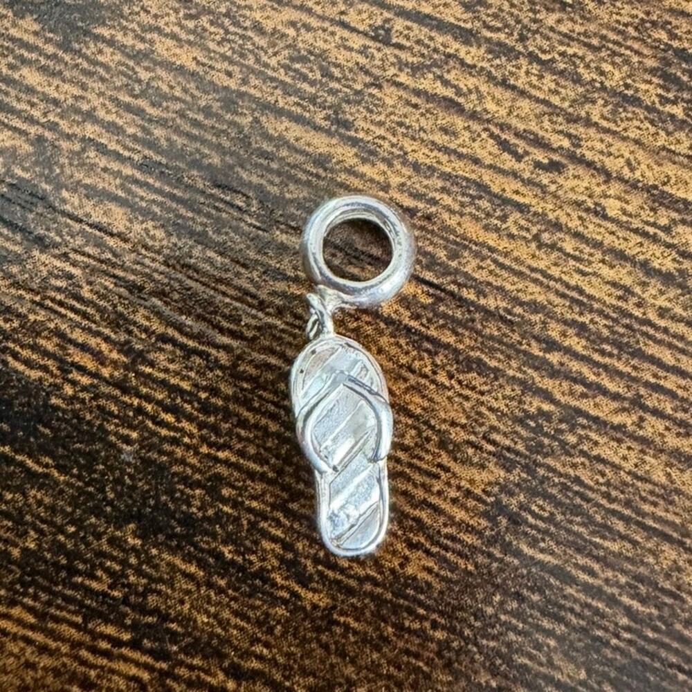 Sterling Silver Flip-Flop Charm